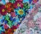Pink-Blue-Multi Rayon Floral Printed Challis Woven Fabric By the Yard